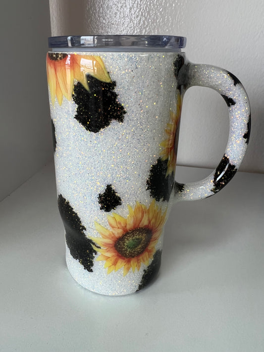 Cow Sunflower Coffee Mug