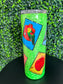 Neon Green Loteria Tumbler