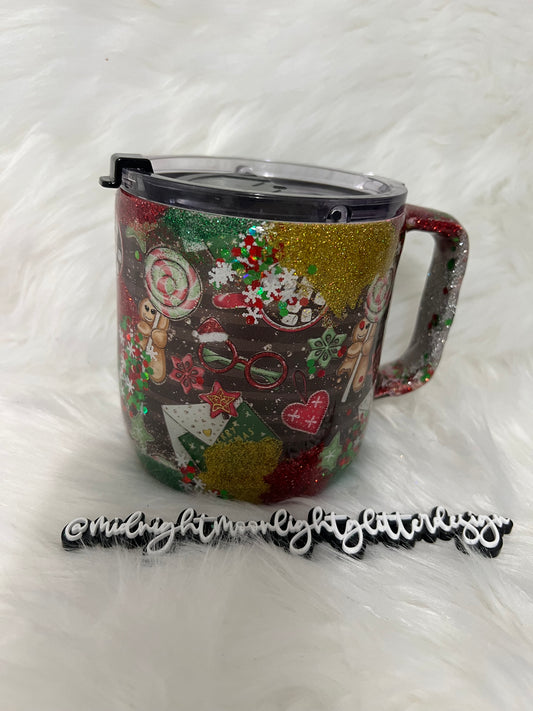 Christmas Ugly Hot Cocoa Coffee and Fuzzy Socks Mug